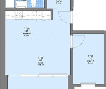 Lejlighed 52 m2 lejlighed på Egelunden Lejlighed 52 m2 lejlighed på Egelunden