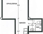 Lejlighed Ungdomsbolig på 34 m2 til 2.461 kr.
