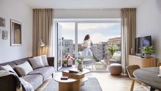 Lejlighed Vestvendt stuelejlighed med udgang til 2 terrasser