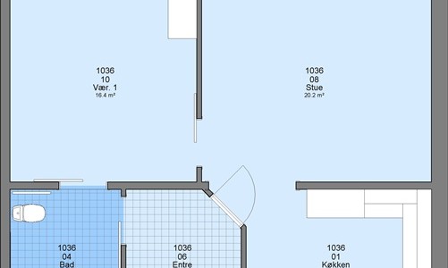 Lejlighed 2 værelses lejlighed på 75 m2 Lejlighed 2 værelses lejlighed på 75 m2
