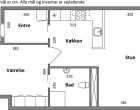 Lejlighed Danmarksgade, 76 m2, 2 værelser, 7.179 kr.