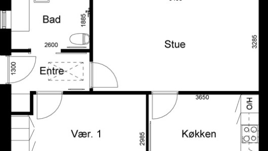 Hus/villa Solhøjvej, 62 m2, 2 værelser, 4.343 kr. Hus/villa Solhøjvej, 62 m2, 2 værelser, 4.343 kr.